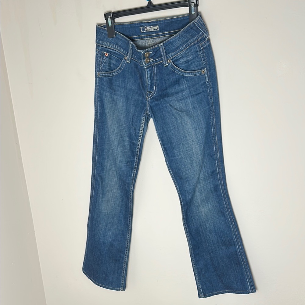 Hudson Signature Boot W170DIX Flap Pocket Stretch Denim Jeans Woman’s Size 28